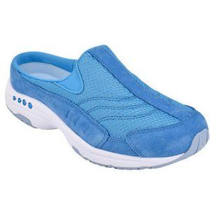 Easy Spirit Travel Time Slip On Mules, Blue Size 9